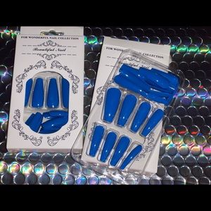 💙💙Blue Press On Nails